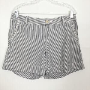 Dockers Women's High-Rise Striped Shorts Size 8